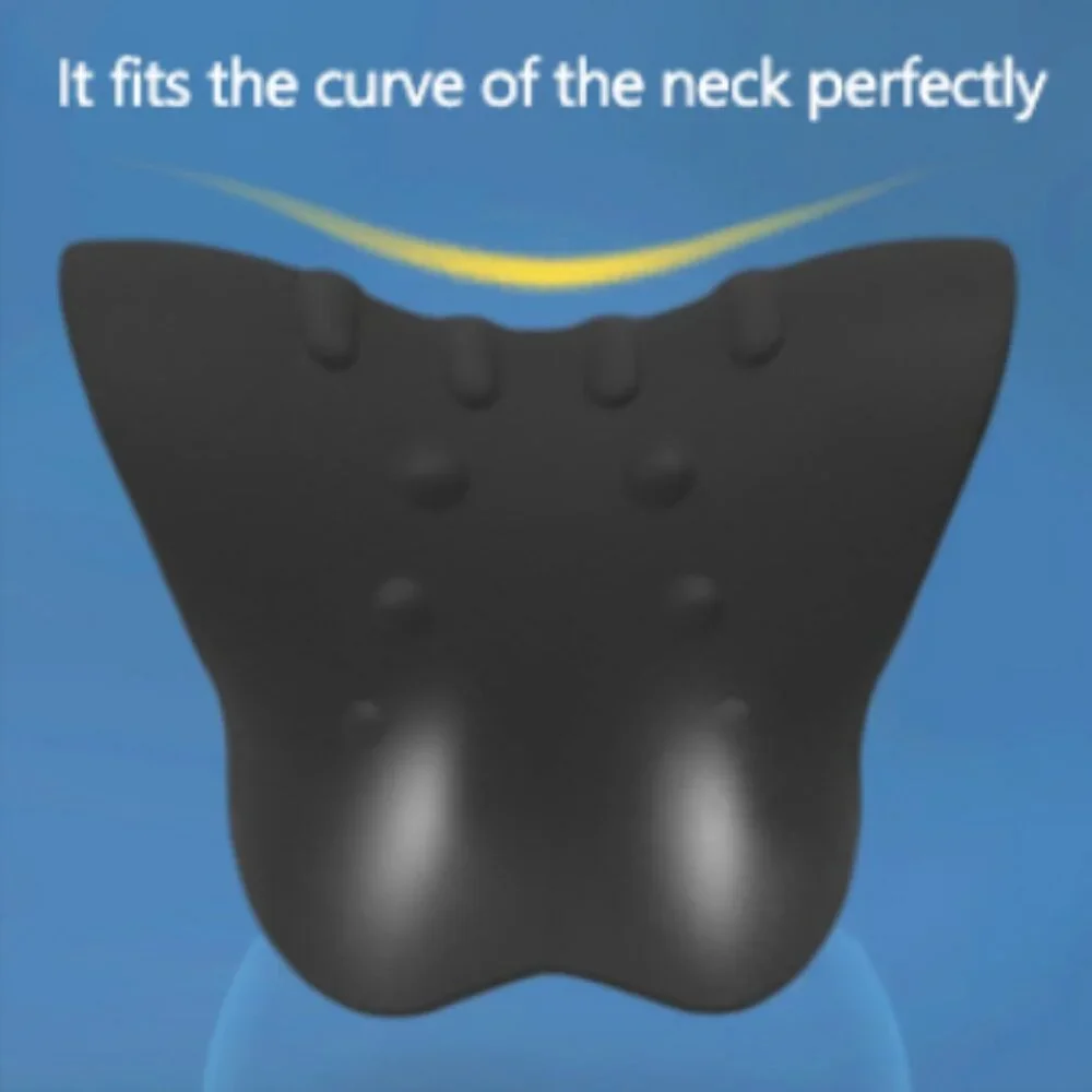 Neck & Shoulder Relaxer Cervical Traction Neck Stretch Massage Device NEW